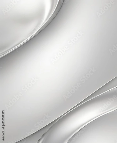 Fototapeta silver background with smooth lines