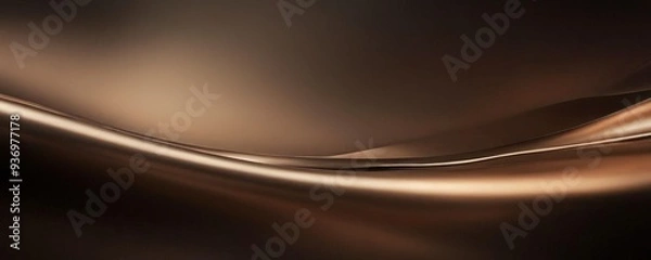 Fototapeta brown background with smooth wave