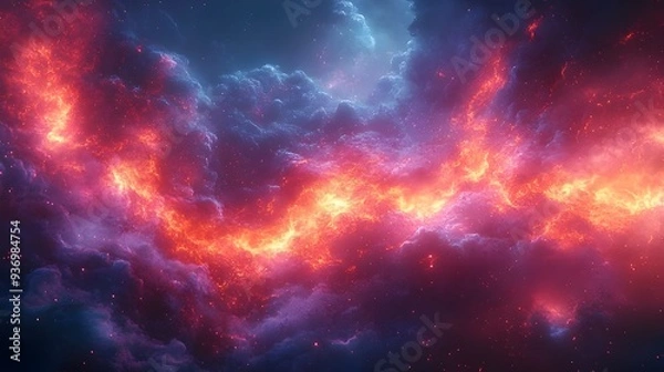 Fototapeta galaxy cloud virant sun rays and clouds wallpaper