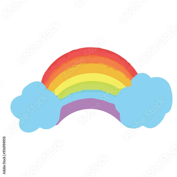 Obraz rainbow in the sky