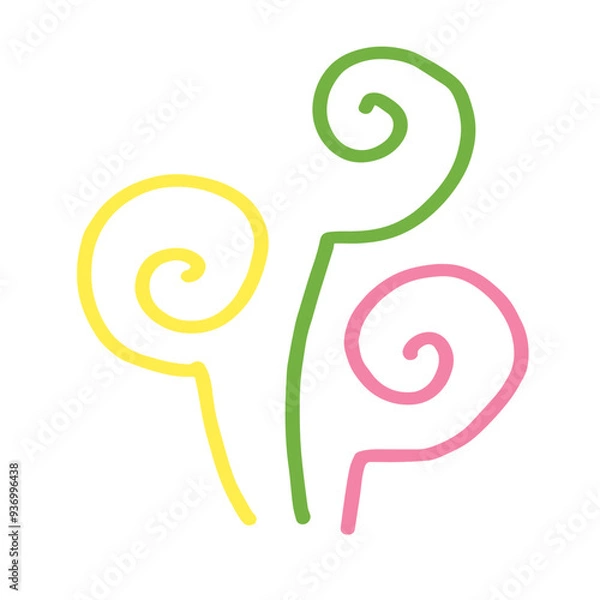 Obraz abstract background with a spiral