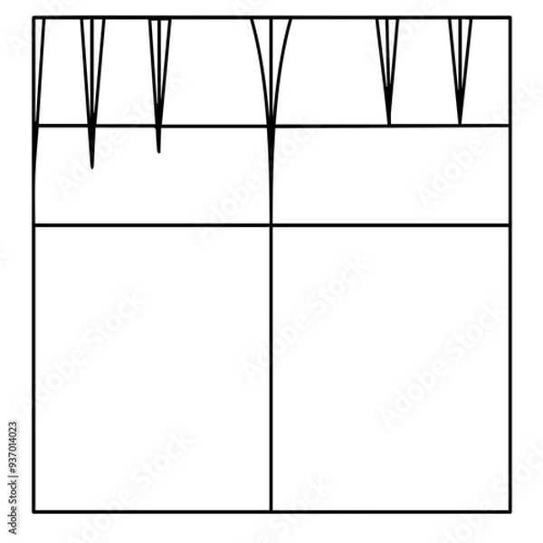 Obraz skirt pattern prototype