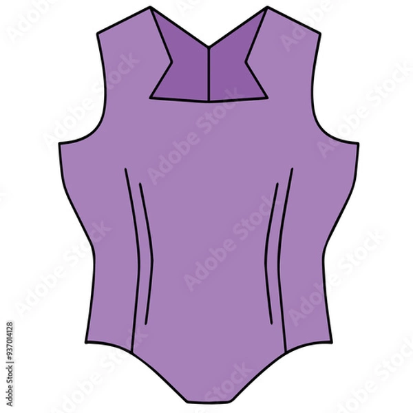 Obraz Fashion clothing illustration template vector