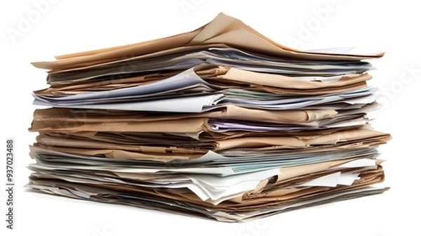 Fototapeta Stack of Old Paper.