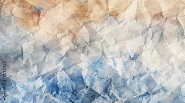 Fototapeta crumpled paper background