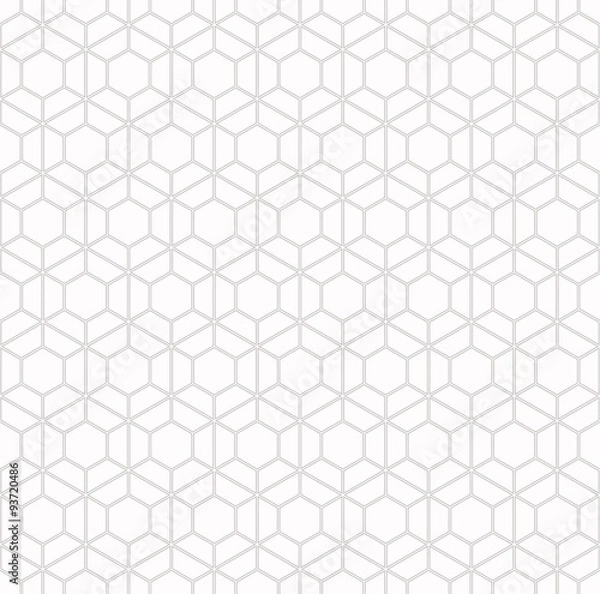 Obraz bright hexagonal outline pattern