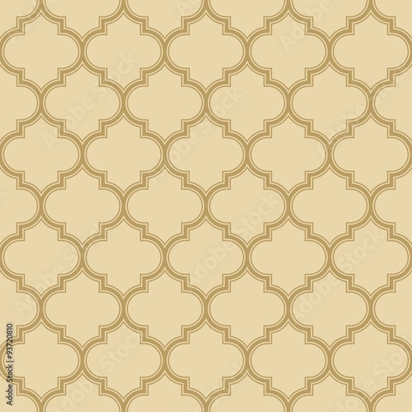 Obraz quatrefoil pattern with outlines