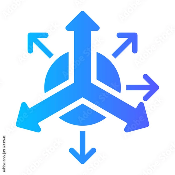 Obraz accelerometer sensor gradient icon