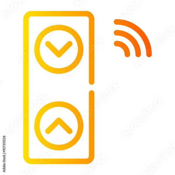 Obraz lift gradient icon