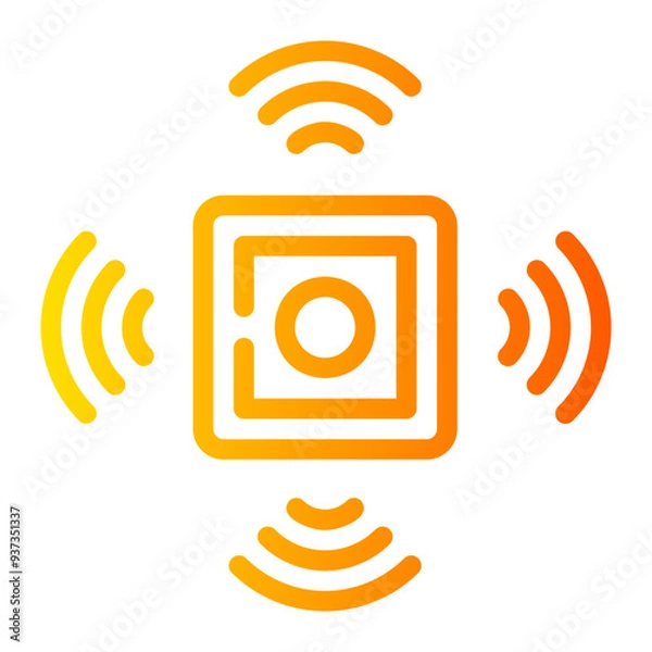 Obraz sensors gradient icon