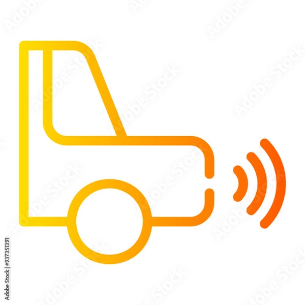 Obraz sensors gradient icon