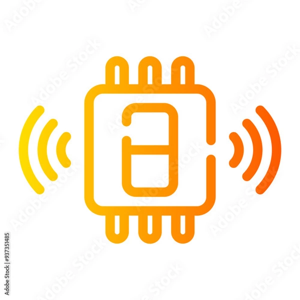 Obraz device gradient icon