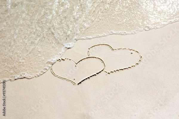 Obraz Heart and wave