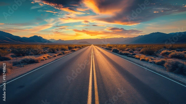 Obraz road in the Arizona desert. 