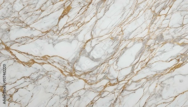 Fototapeta 白色の大理石パターン 模様 背景画像 壁紙 white marble pattern back ground image