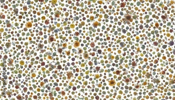 Fototapeta 小ぶりな花 背景画像 レトロ アンティーク調 淡いカラー small flower background image retro antique style pale color