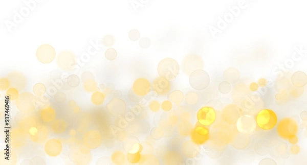 Fototapeta Bokeh Effect With Blurred Circles