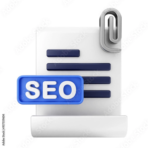 Fototapeta 3d search engine optimization