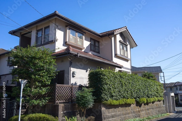 Fototapeta 日本の住宅街2