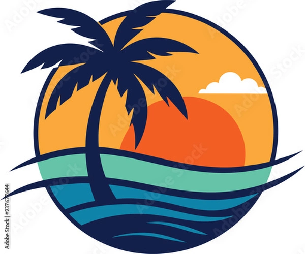 Fototapeta sunset background 