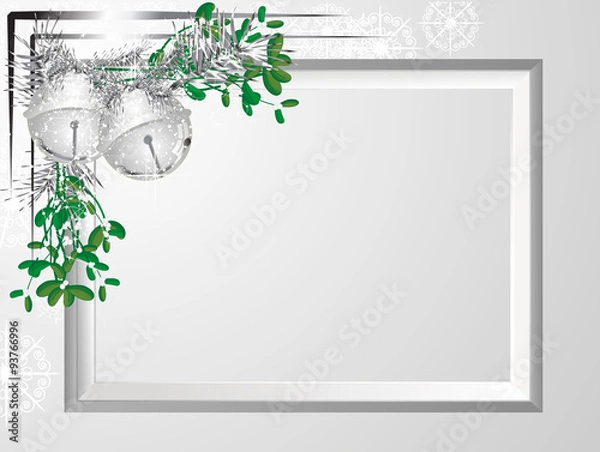 Fototapeta Silver frame