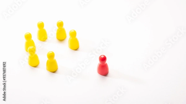 Obraz outstanding red in seven yellowteam