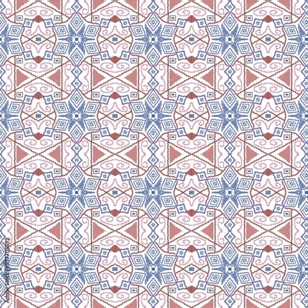 Obraz Beautiful fabric pattern, seamless pattern