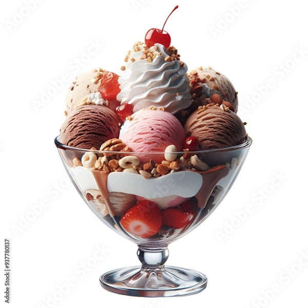 Obraz Real Ice Cream Sundae