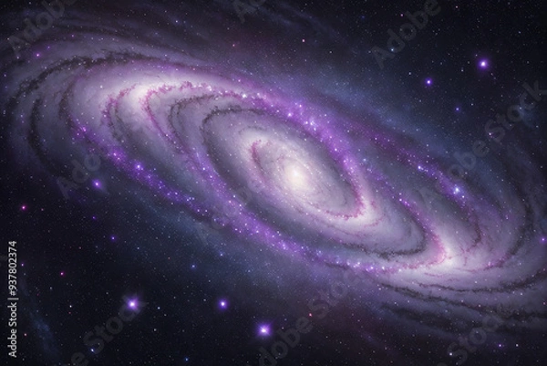 Fototapeta spiral galaxy background