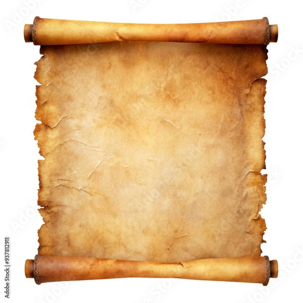 Obraz Aged Manuscript Scroll