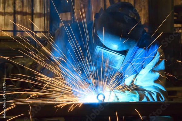 Obraz Spawacz gazu obojętnego