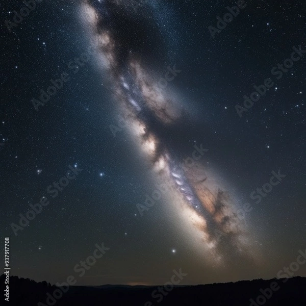 Fototapeta Night star Background 