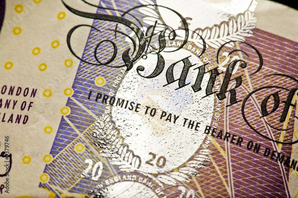 Fototapeta Money Note Close-Up. concept,  interest rates, economy, business and cost of living.