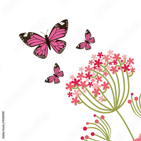 Fototapeta welcome spring design