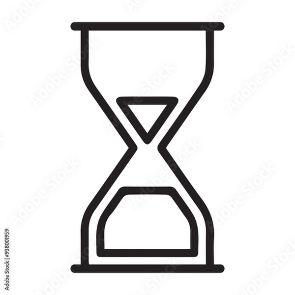 Fototapeta Loading, waiting, hourglass icon