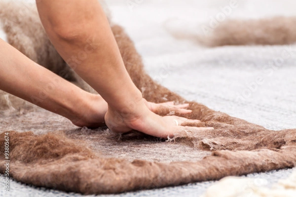 Obraz Wool felting