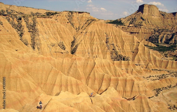Obraz vtt dans les bardenas
