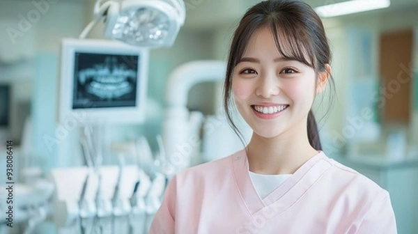 Obraz 歯科医師・歯科衛生士 女性02