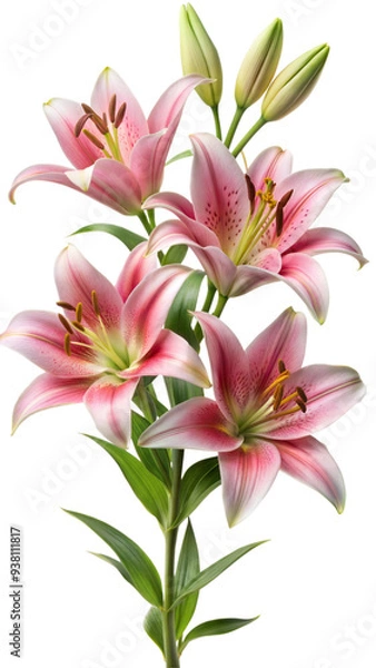 Fototapeta lily isolated on white