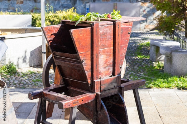 Obraz old farmer machinery