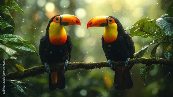 Fototapeta Elegant green Christmas background with textured details, perfect for creating seasonal invitations and holiday graphics. Generative AI