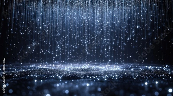 Fototapeta Abstract Sparkling Rain