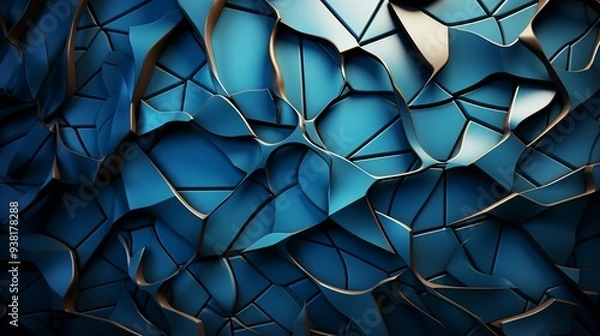 Obraz a geometric background reminiscent of architectural blueprints.