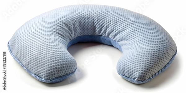 Fototapeta u shaped pillow on white background