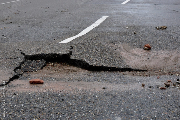 Fototapeta Wasserrohrbruch