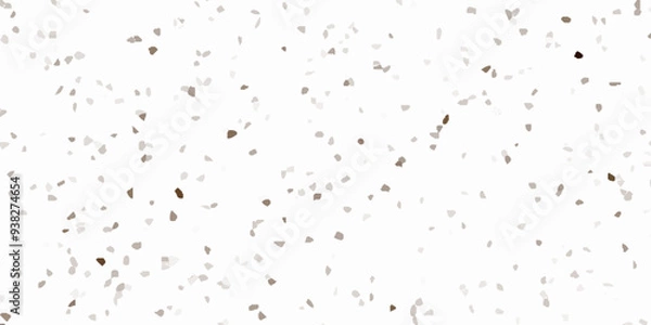 Fototapeta Abstract old surface of gravel stone terrazzo floor background. quartz surface white for bathroom or kitchen countertop. Terrazzo marble texture background.