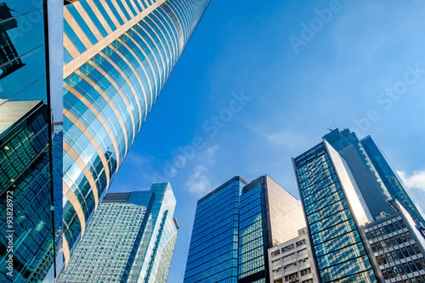 Obraz 香港のオフィス街