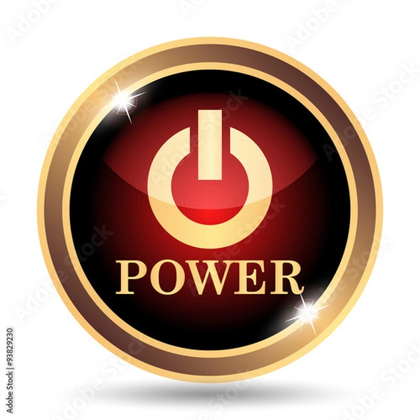 Obraz Power button icon