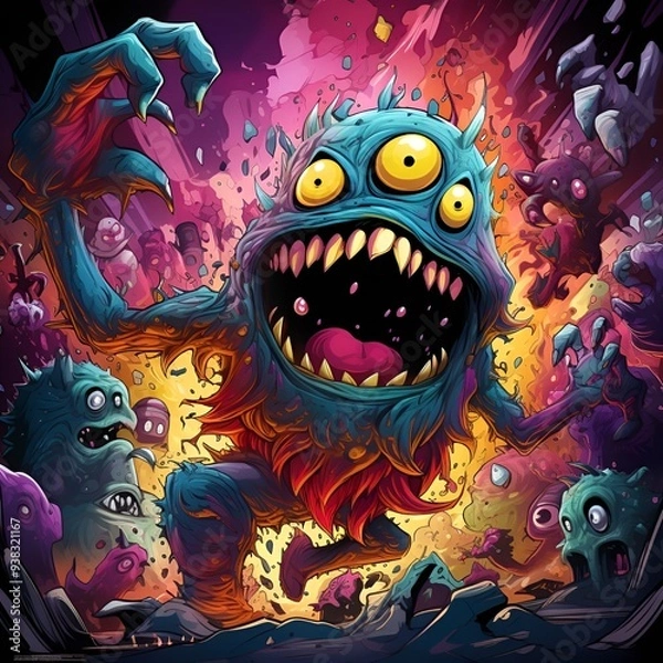 Fototapeta Party monster