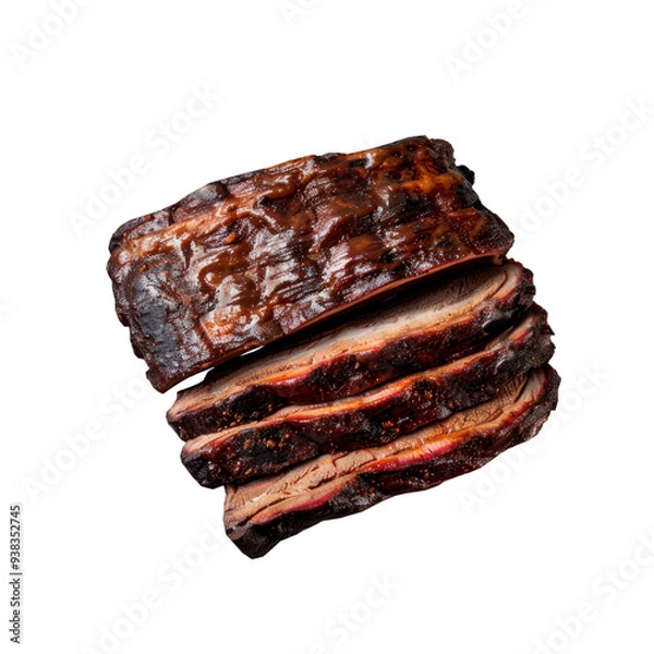 Obraz Brisket. Isolated on transparent background.
